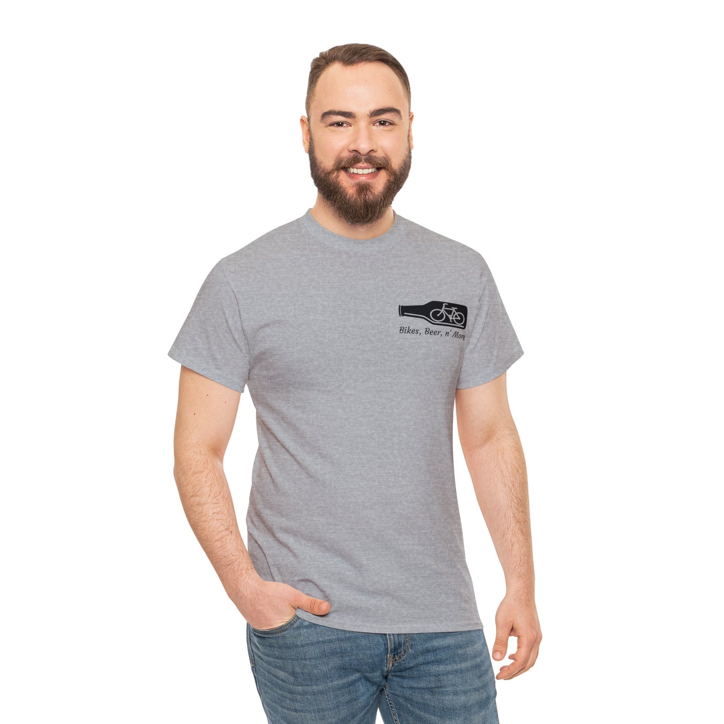 Bikes Beer n' More Unisex Heavy Cotton Tee